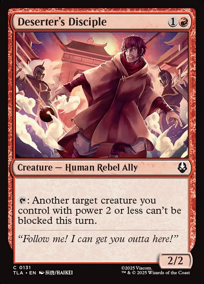 Deserter's Disciple 131/286 (Avatar: The Last Airbender)  - Foil