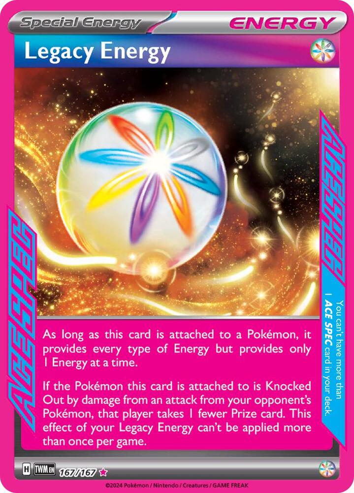 Legacy Energy 167/167 (SV06: Twilight Masquerade)  - Holofoil