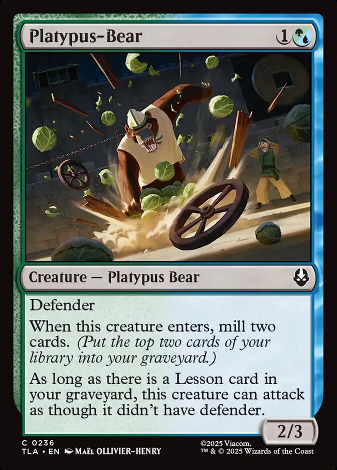 Platypus-Bear 236/286 (Avatar: The Last Airbender) 