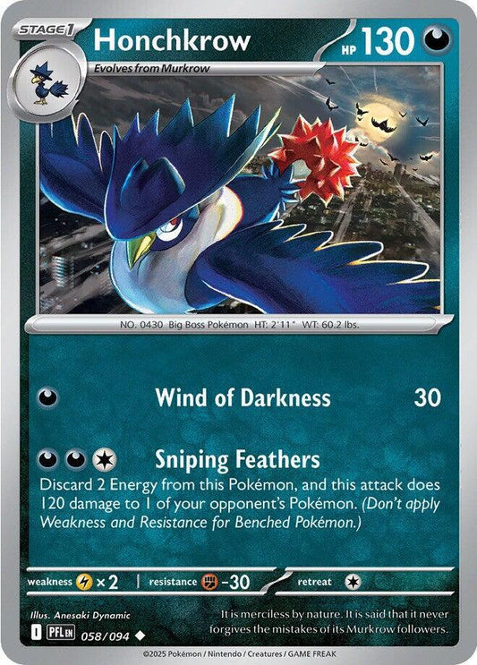 Honchkrow 058/094 (ME02: Phantasmal Flames) 