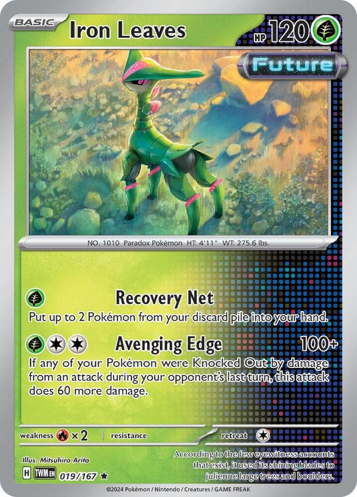 Iron Leaves 019/167 (SV06: Twilight Masquerade)  - Holofoil
