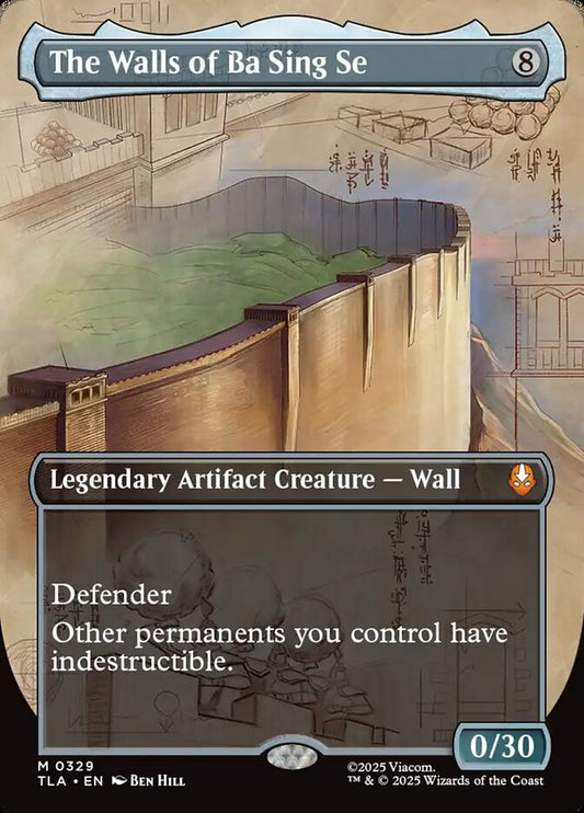 The Walls of Ba Sing Se  329/286 (Avatar: The Last Airbender)  - Borderless
