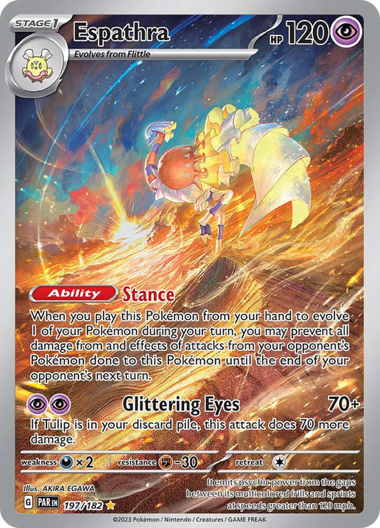 Espathra 197/182 (SV04: Paradox Rift)  - Holofoil