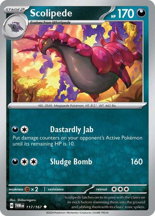 Scolipede 117/167 (SV06: Twilight Masquerade) 