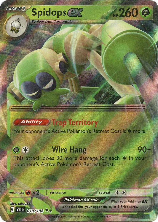 Spidops ex 019/198 (SV01: Scarlet & Violet Base Set)  - Holofoil