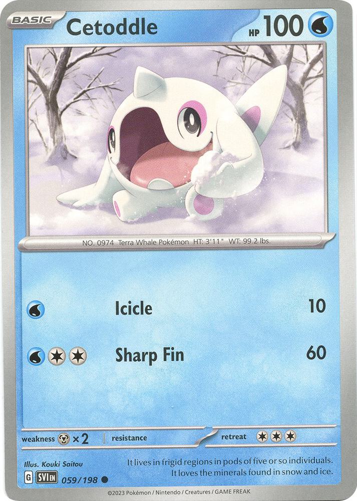 Cetoddle 059/198 (SV01: Scarlet & Violet Base Set) 