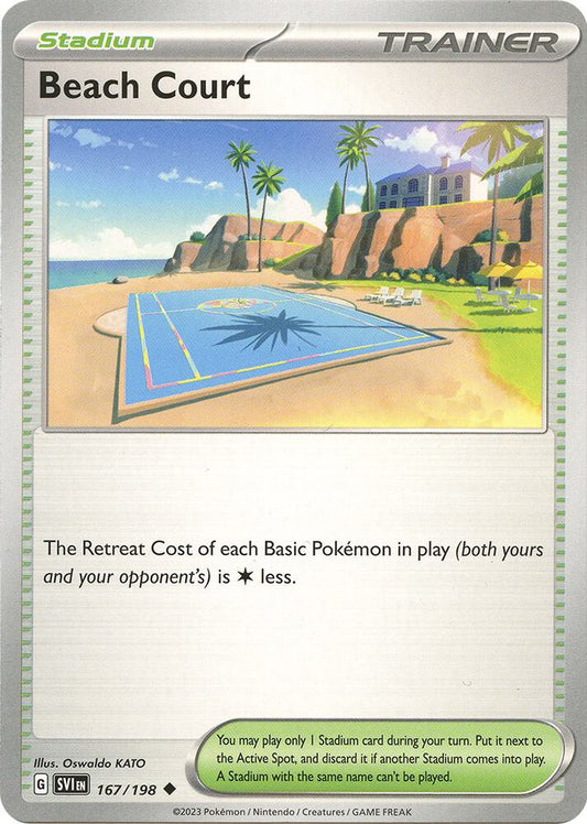 Beach Court 167/198 (SV01: Scarlet & Violet Base Set) 