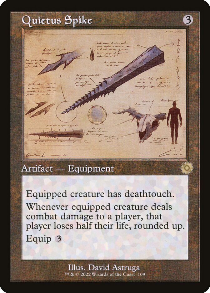 Quietus Spike Schematic 109 (The Brothers' War: Retro Frame Artifacts) 