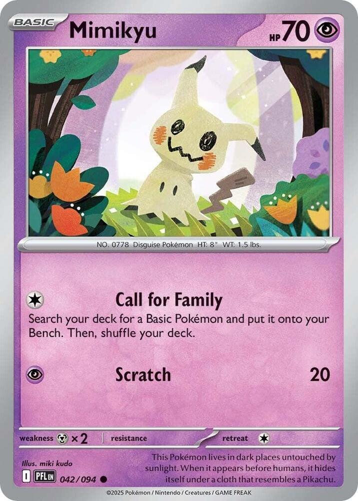 Mimikyu 042/094 (ME02: Phantasmal Flames) 