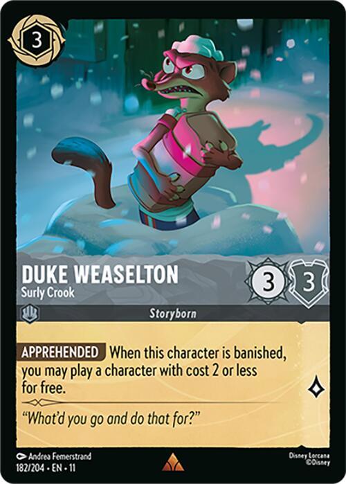 Duke Weaselton Surly Crook 182/204 (Winterspell) 