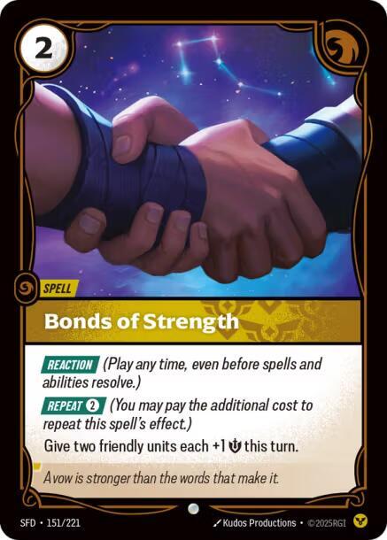 Bonds of Strength 151/221 (Spiritforged) 