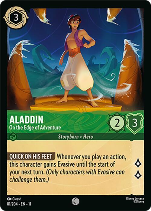 Aladdin On the Edge of Adventure 81/204 () 
