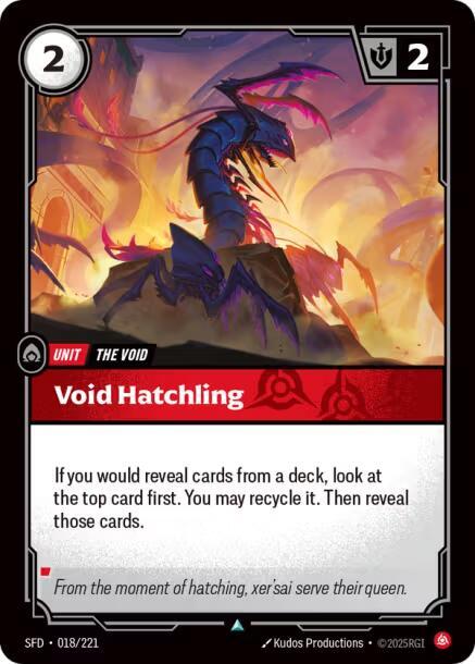 Void Hatchling 18/221 (Spiritforged)  - Foil