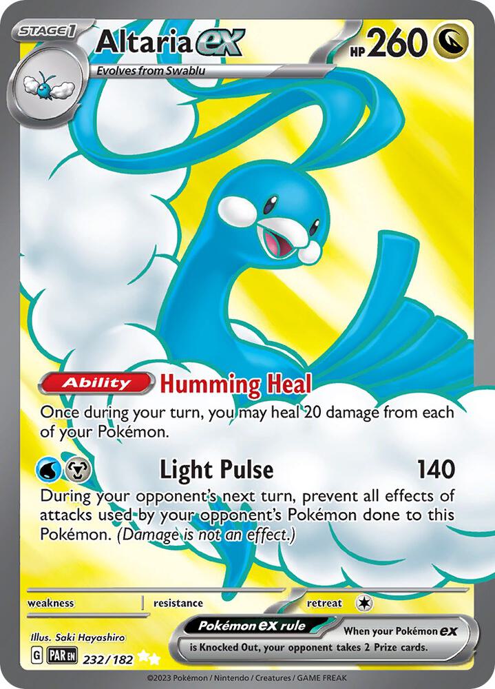 Altaria ex 232/182 (SV04: Paradox Rift)  - Holofoil