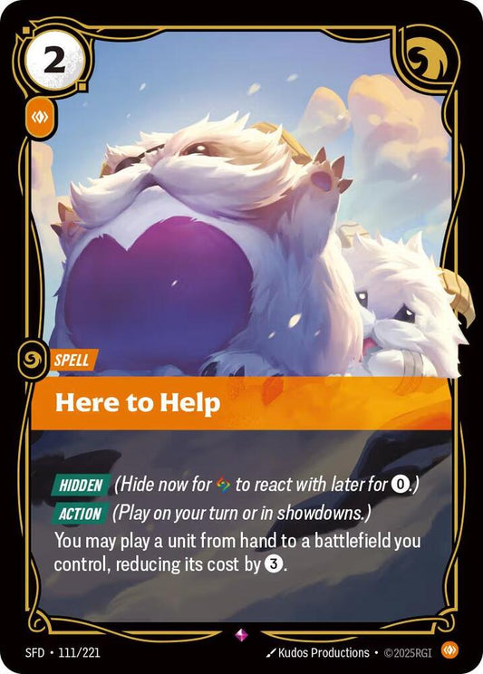 Here to Help 111/221 (Spiritforged)  - Foil