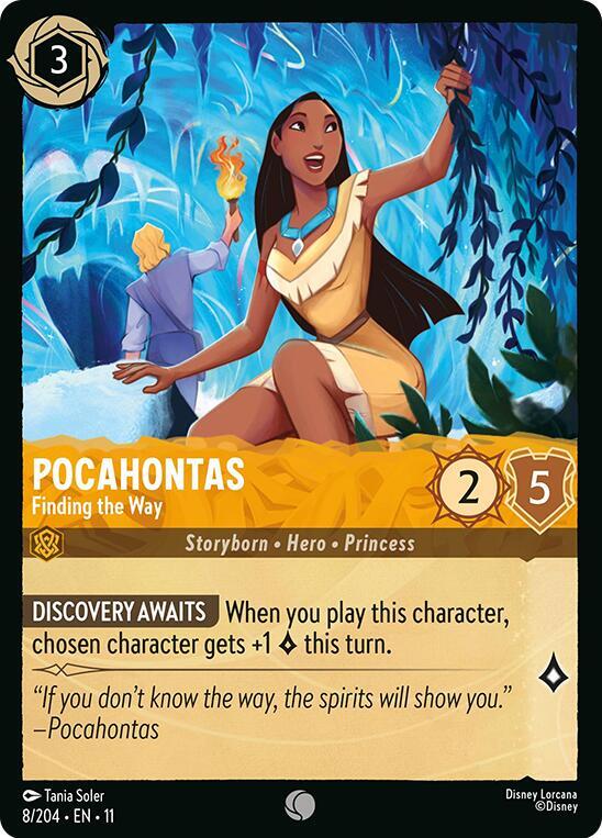 Pocahontas Finding the Way 8/204 (Winterspell)  - Cold Foil