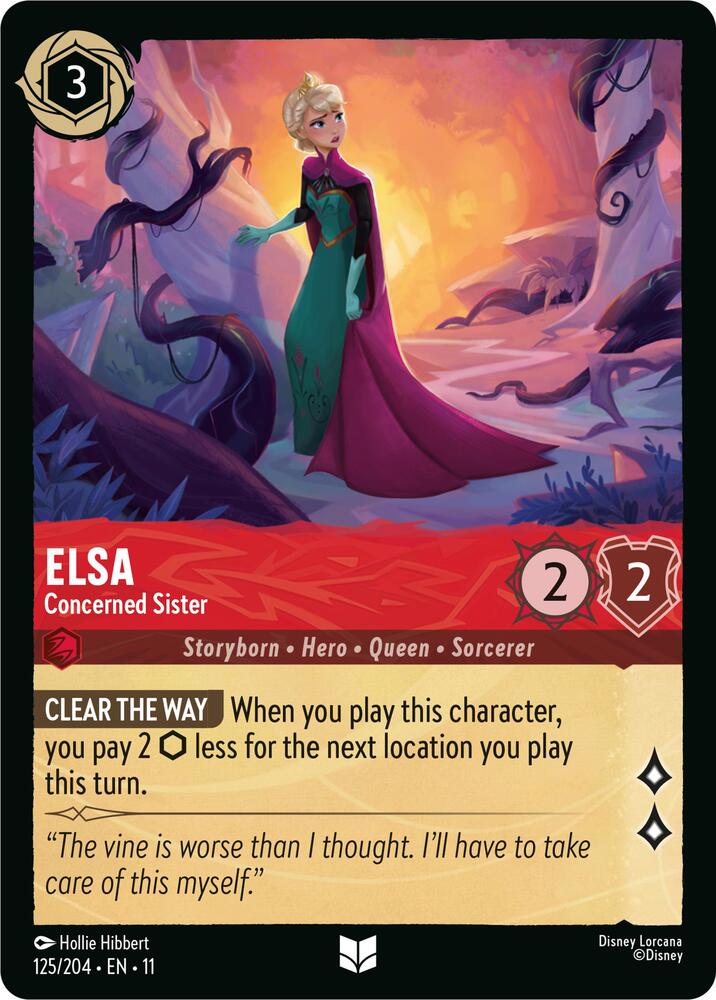 Elsa Concerned Sister 125/204 (Winterspell) 