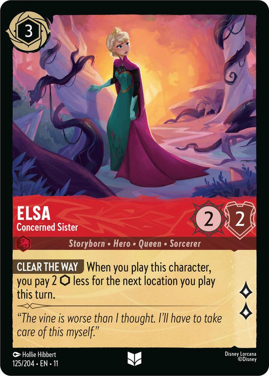Elsa Concerned Sister 125/204 (Winterspell) 