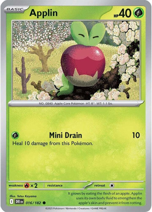 Applin 016/182 (SV10: Destined Rivals) 