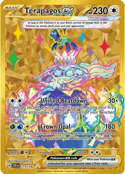 Terapagos ex 173/142 (SV07: Stellar Crown)  - Holofoil