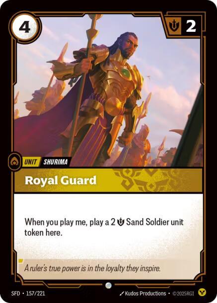 Royal Guard 157/221 (Spiritforged)  - Foil
