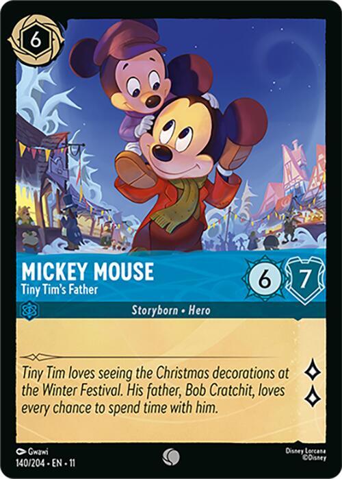 Mickey Mouse Tiny Tims Father 140/204 ()  - Cold Foil