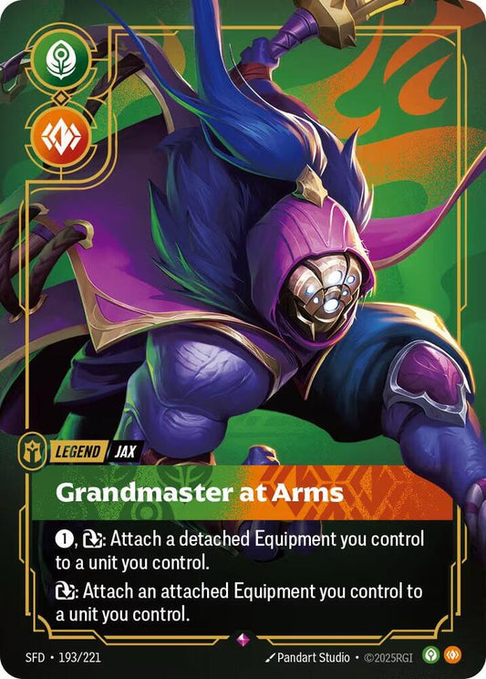 Jax - Grandmaster At Arms 193/221 (Spiritforged)  - Foil