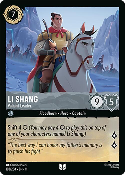 Li Shang Valiant Leader 183/204 () 
