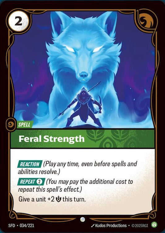 Feral Strength 34/221 (Spiritforged) 