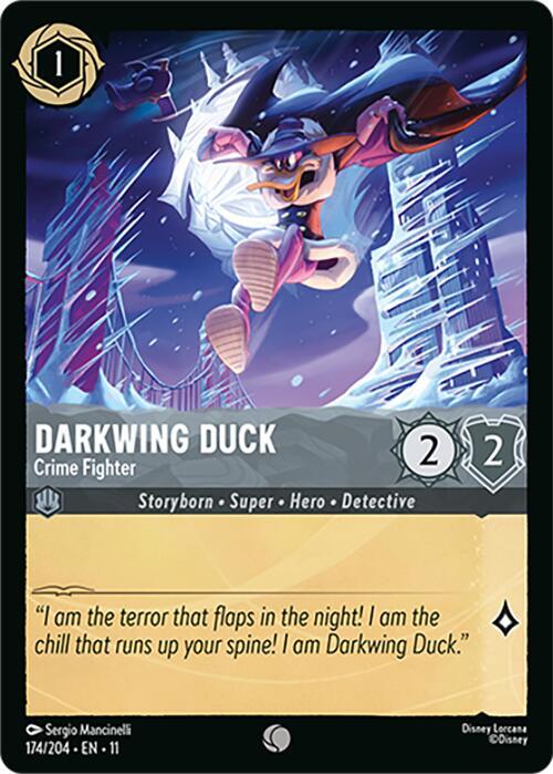 Darkwing Duck Crime Fighter 174/204 (Winterspell)  - Cold Foil