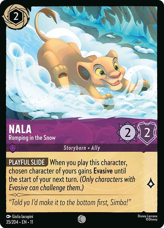Nala Romping in the Snow 35/204 (Winterspell) 