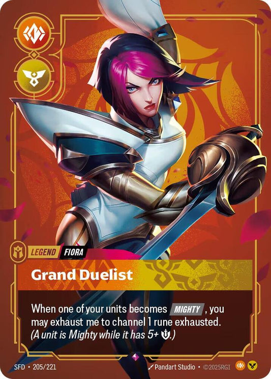 Fiora - Grand Duelist 205/221 (Spiritforged)  - Foil