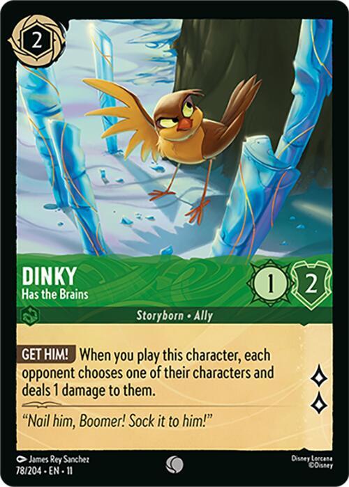 Dinky Has the Brains 78/204 () 