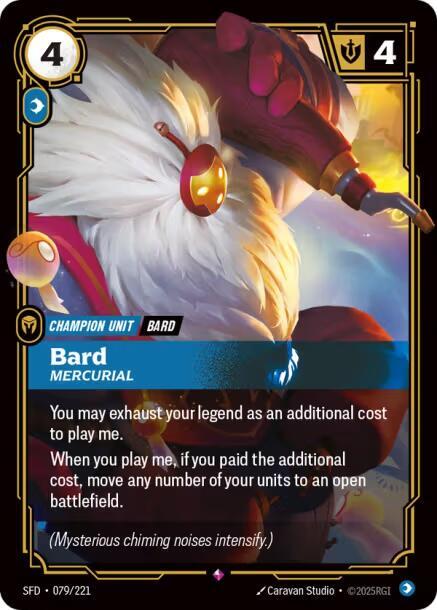 Bard - Mercurial 79/221 (Spiritforged)  - Foil