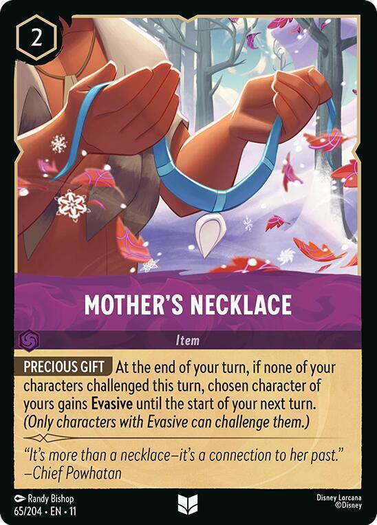 Mothers Necklace 65/204 (Winterspell)  - Cold Foil