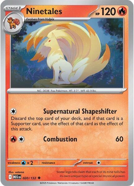 Ninetales 020/132 (ME01: Mega Evolution) 