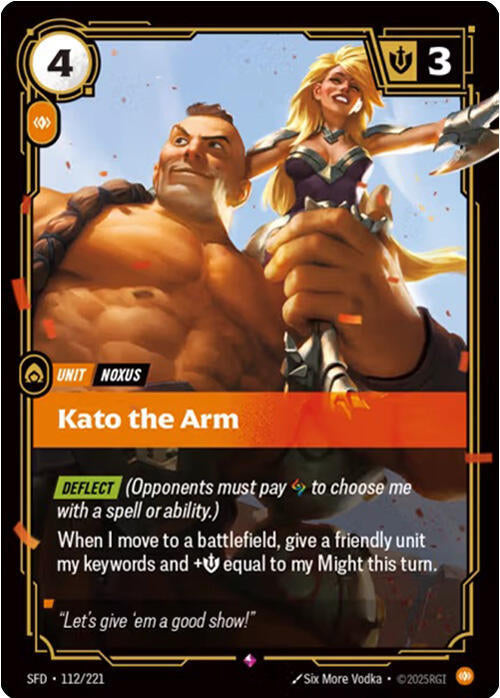 Kato the Arm 112/221 (Spiritforged)  - Foil