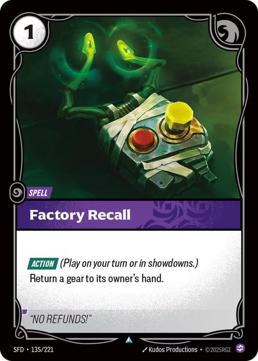 Factory Recall 135/221 (Spiritforged) 