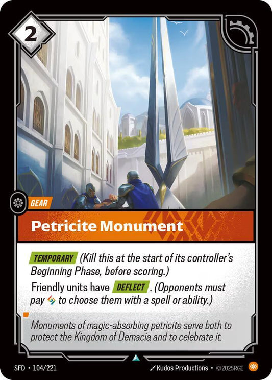 Petricite Monument 104/221 (Spiritforged)  - Foil
