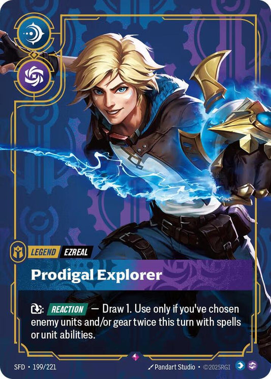 Ezreal - Prodigal Explorer 199/221 (Spiritforged)  - Foil