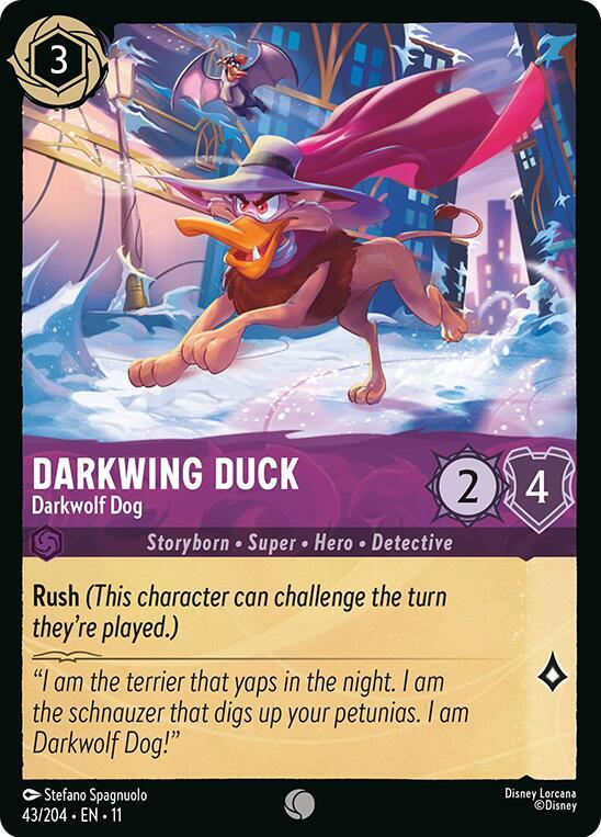 Darkwing Duck Darkwolf Dog 43/204 (Winterspell) 