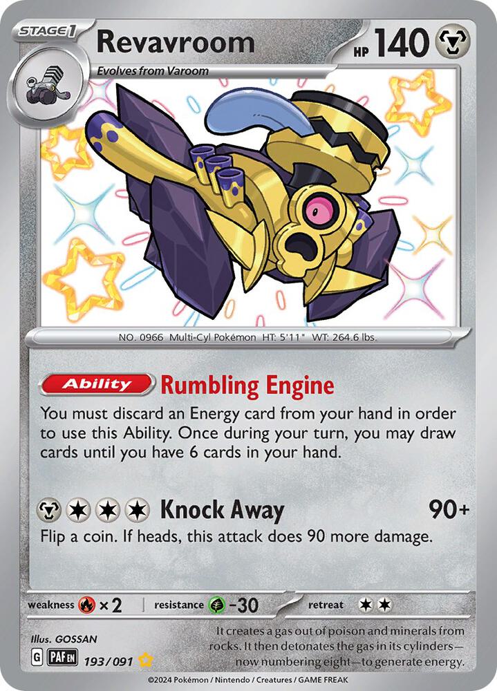 Revavroom 193/091 (SV: Paldean Fates)  - Holofoil