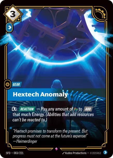 Hextech Anomaly 83/221 (Spiritforged)  - Foil