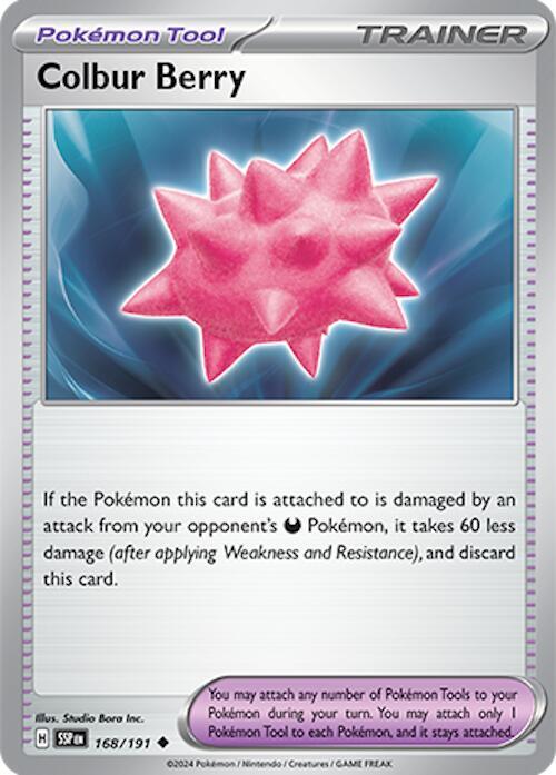 Colbur Berry 168/191 (SV08: Surging Sparks) 