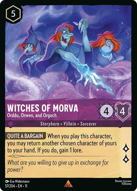 Witches of Morva Orddu Orwen and Orgoch 57/204 (Winterspell) 