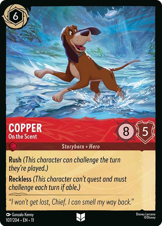 Copper On the Scent 107/204 (Winterspell) 