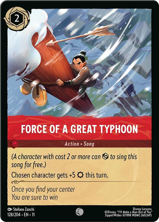 Force of a Great Typhoon 128/204 (Winterspell)  - Cold Foil