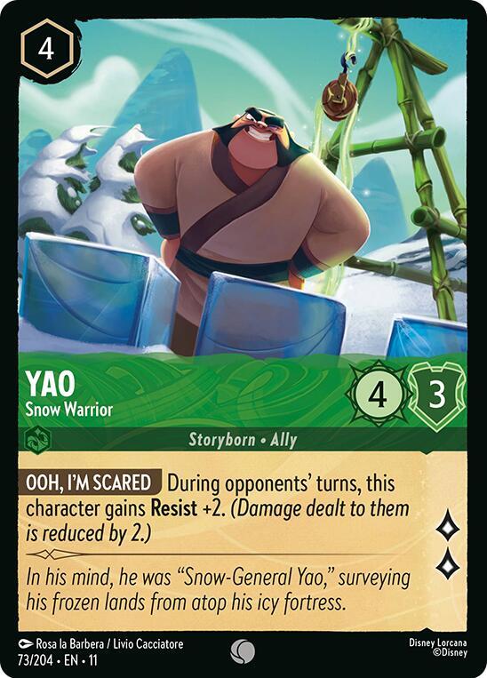 Yao Snow Warrior 73/204 (Winterspell) 