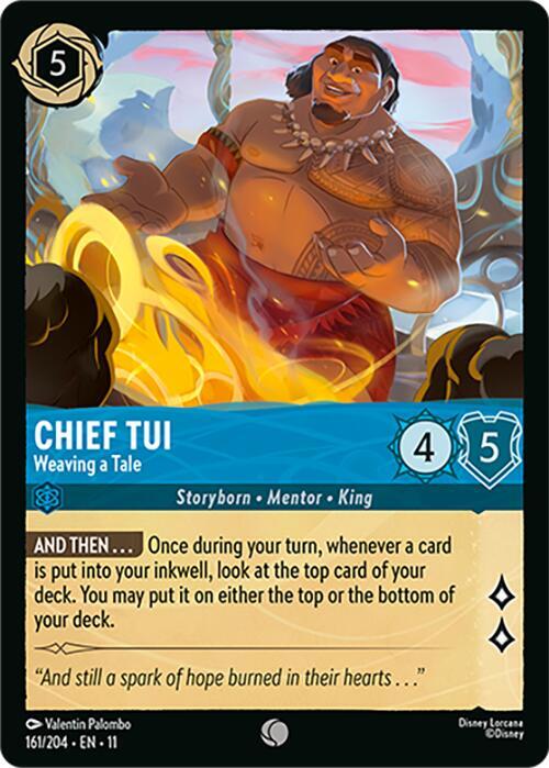 Chief Tui Weaving a Tale 161/204 ()  - Cold Foil