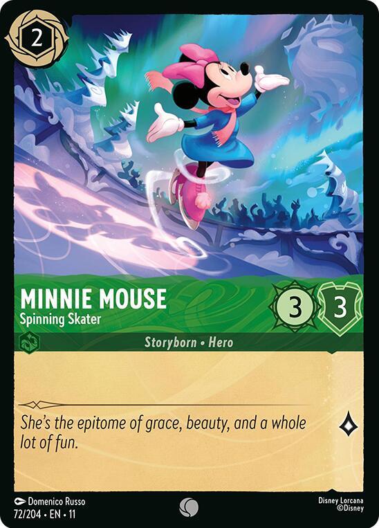 Minnie Mouse Spinning Skater 72/204 (Winterspell) 